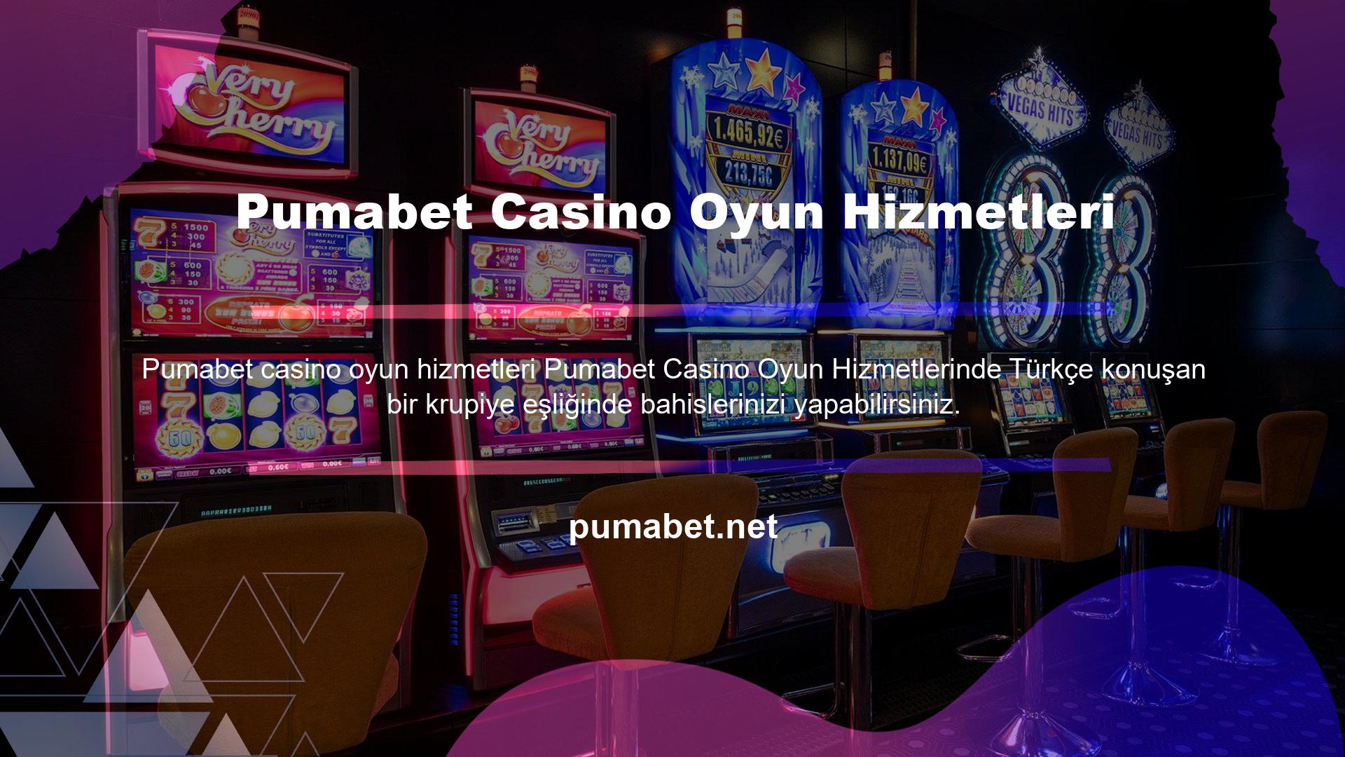 Türkçe olarak oynanabilen casino oyunlarını görmek için Canlı Casino menüsüne tıklayınız